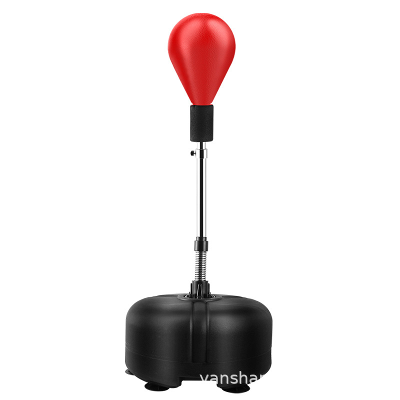 Bola DE VELOCIDAD DE BOXEO Equipo de entrenamiento de Dodge Bola de objetivo de reacción Vaso de descompresión del hogar Bolsa de arena vertical para niños adultos