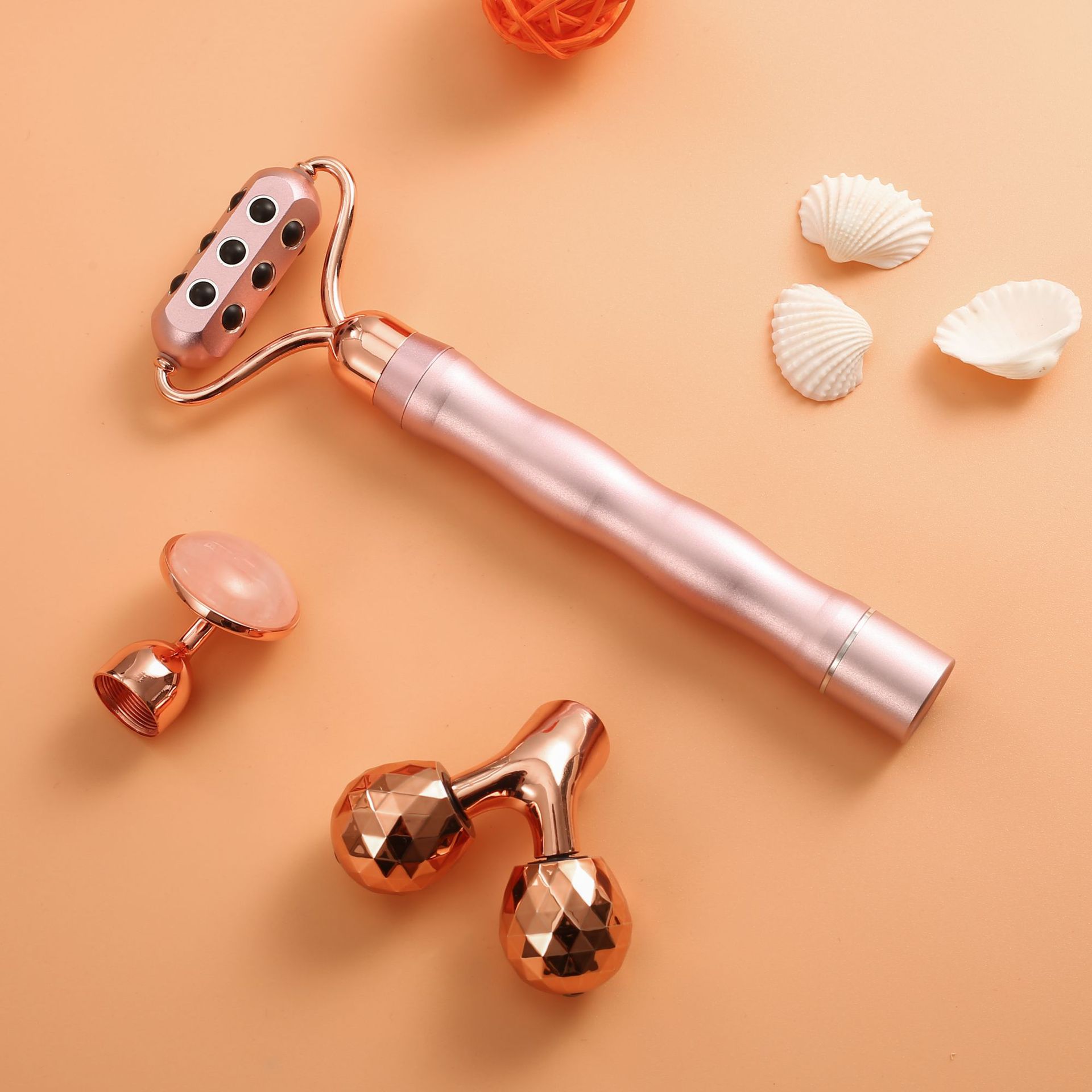 新款電動(dòng)玉石按摩器換頭鍺美容棒眼部振動(dòng)粉晶玉石按摩儀廠家批發(fā)