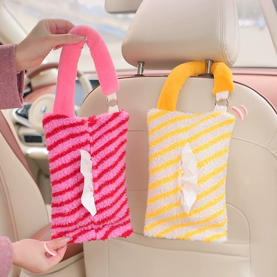 Car tissue box/set: Seat Back Tissue Hanging Bag