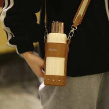 特美刻纯钛茶隔陶瓷内胆焖茶杯办公室茶水分离户外便携车载保温杯