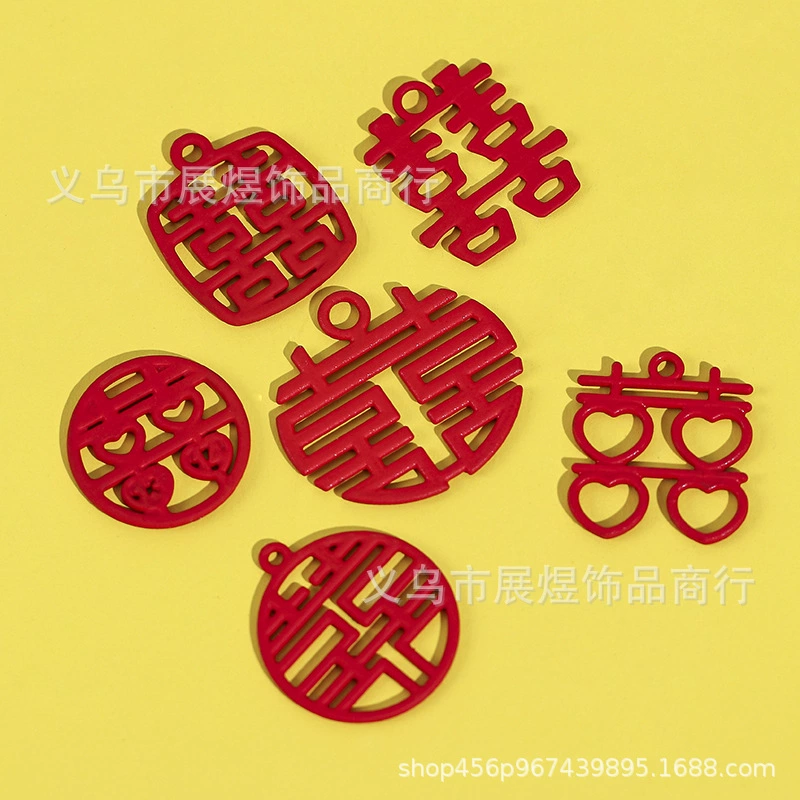 Коробка конфет Сумка для конфет DIY Свадебные принадлежности Металлический сплав Аэрозольная краска Конфеты Кулон Аксессуары Свадебные маленькие конфеты