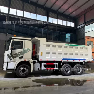 出口非洲徐工汉风6*4自卸车 土石方运输翻斗车 潍柴发动机400马力