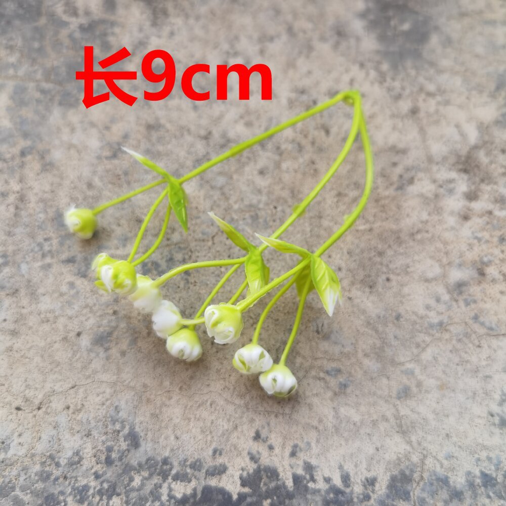 Imitación de hojas verdes hierba de agua hoja persa decoración de flores de boda pared flor de pecho accesorios de muñeca flores diy accesorios hechos a mano