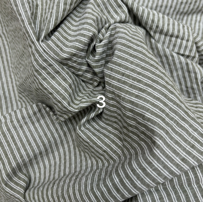 全棉色织双线细条女装吊带衫衬衫连衣裙男装衬衫短裤童装条子面料