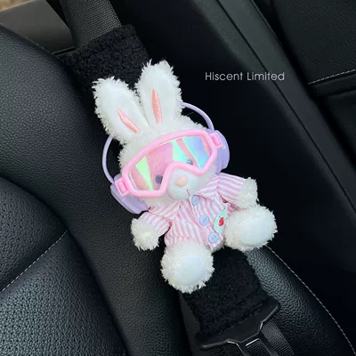 Seat belt shoulder pad: Interior Decoration Cover Little Rabbit