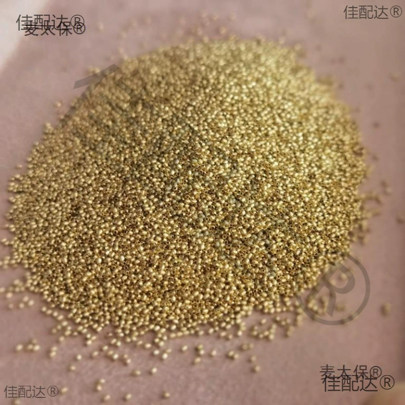 Золотые бусины из кунжута Taibao 08 мм, аксессуары из золотой восковой нити, плетеная веревка, бусины из пшеницы 18 К, супер чистое золото, простое золото без инкрустации