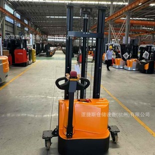 Electric forklift 1.5 tons walking hydraulic lifting stacker full electric stacker lifting and unloading truck