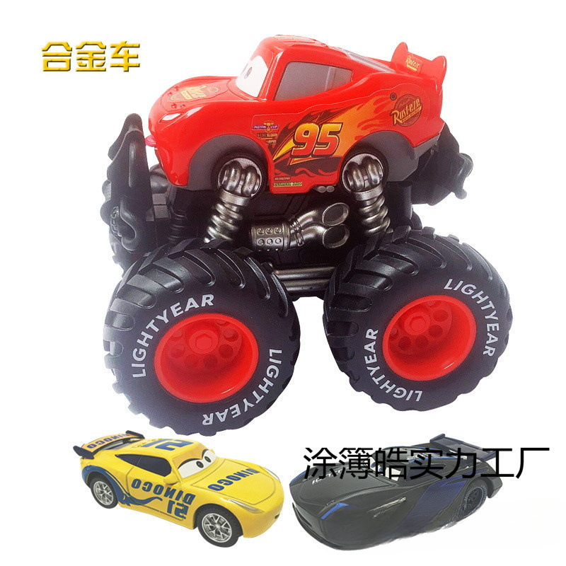 Car Story 3 Racing Lightning McQueen Children's Toy Alloy Car Inertia Off-Road Vehicle Boy Four-wheel Drive Model