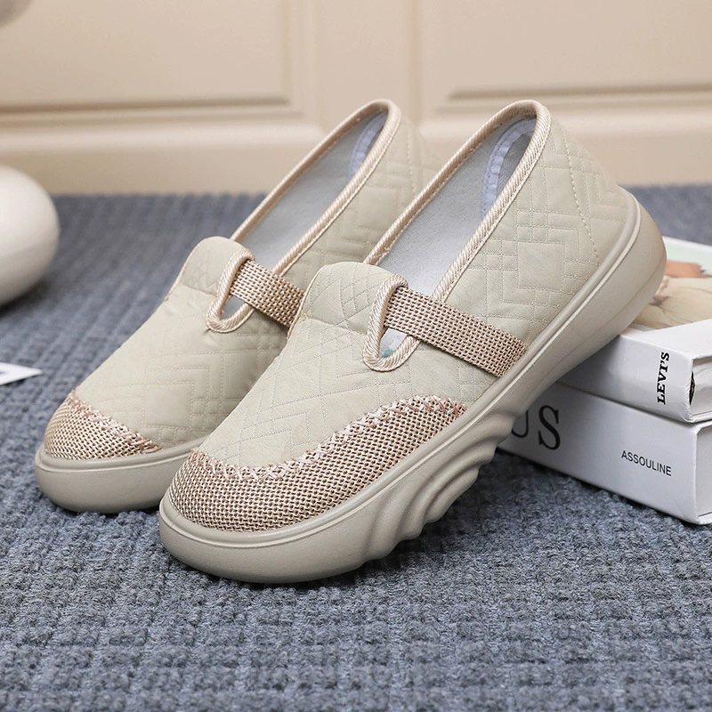 2025 весна и осень новые дышащие низкопробные женские одиночные туфли легкие мягкие подошвы удобные педали повседневные дикие туфли мамы