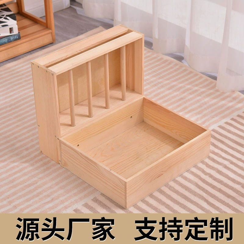 Универсальная коробка для разведения домашних животных Four Seasons Твердый деревянный дом Гнездо для домашних животных Хомяк Белка Демон Тоторо Белка Кролик Деревянный дом