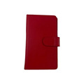 定制翻盖式红色手机保护套可放证件零钱手机皮套pu手机保护套定制