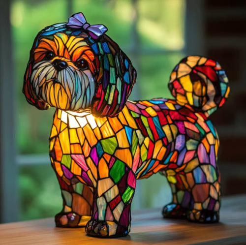 跨境Cat Lamp-Dachshund Lamp-Bigfoot Lamp树脂雕像LED灯摆件|undefined