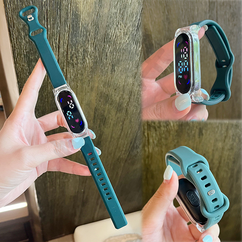 Suitable for Xiaomi Band 3456789 generation NFC universal silicone 8-shaped buckle transparent case/quick-release connector style wristband full figure