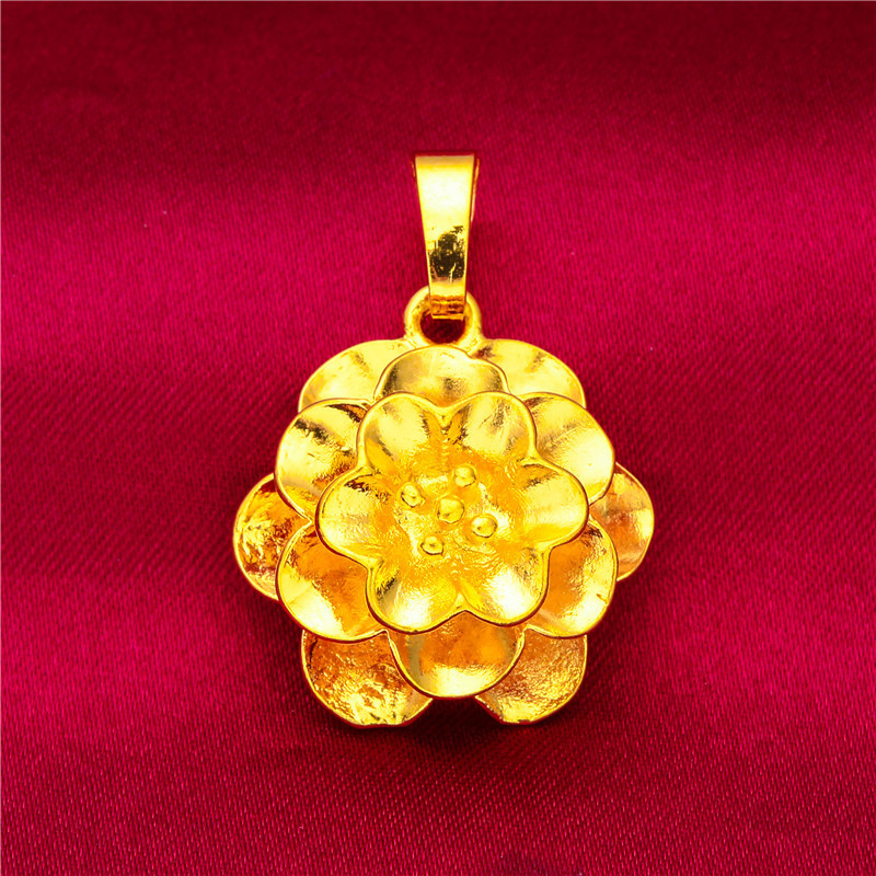 Pendant, 4 size, flowered