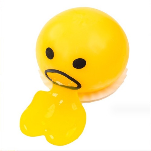 Vomiting Egg Yolk Pinch Le Lazy Egg Vomiting Egg Yolk King Toy Weibo Same Style Manufacturer Wholesale