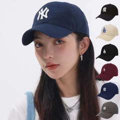 MLB帽子春夏道奇LA小标防晒棒球帽NY软顶大标鸭舌帽女CP77洋基队