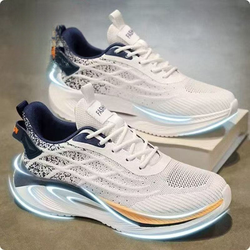 Plover Special Offer Men's Running Shoes Summer 2026 New Sports Mesh Casual Lightweight Breathable Fly-Knit Trendy Shoes