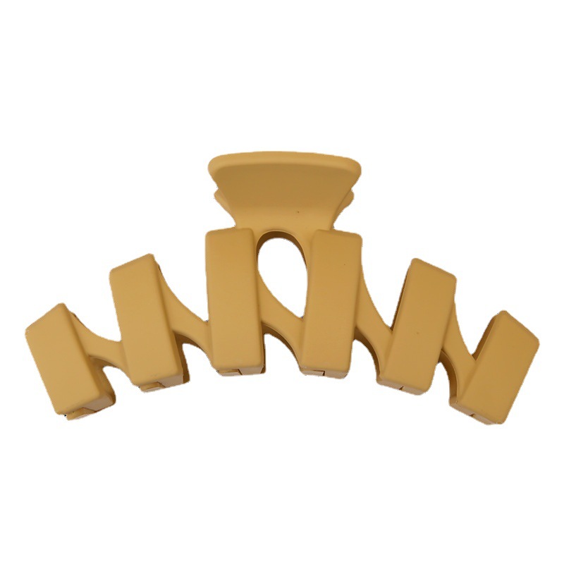 Pinza de pelo grande irregular de acrílico de estilo coreano elegante clip de tiburón grande updo clip de pelo nuevos accesorios para el cabello de alta calidad