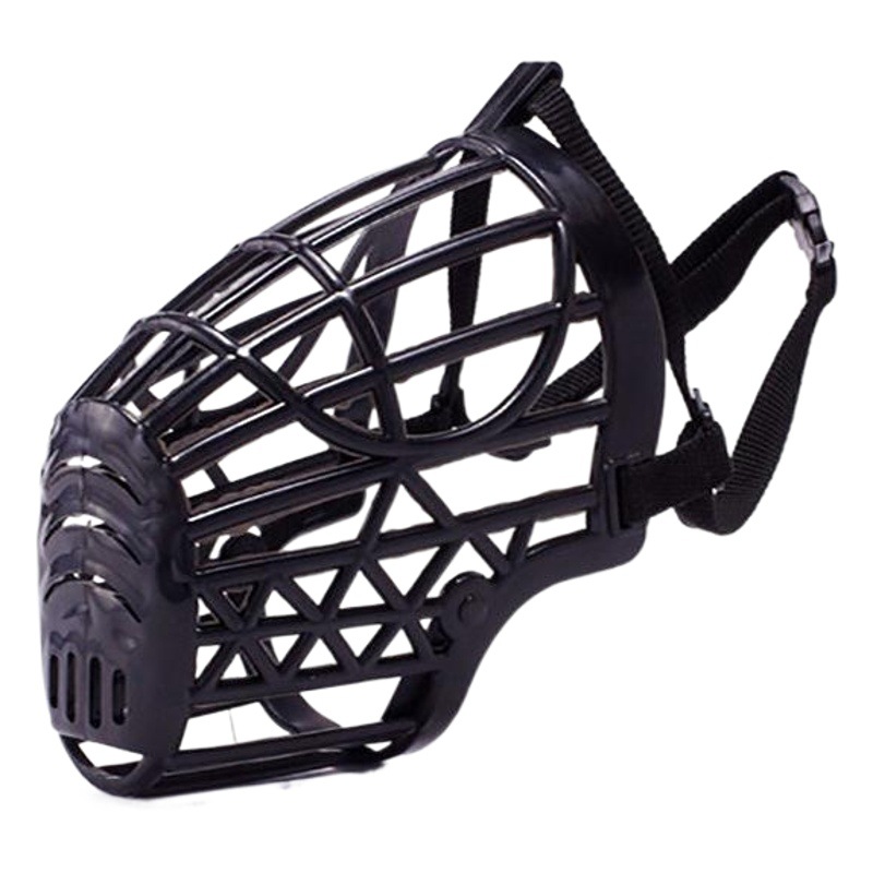 Dog mouth sleeve anti-bite anti-call polypropylene webbing soft plastic breathable mesh mouth sleeve fence dog mouth sleeve manufacturers