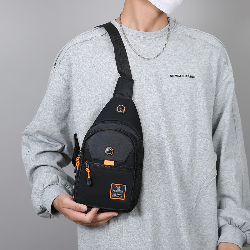 Bolso de pecho de gran capacidad al aire libre bolso de teléfono móvil de ciclismo multicapa bolso de hombro multicapa bolso de transporte de viaje coreano