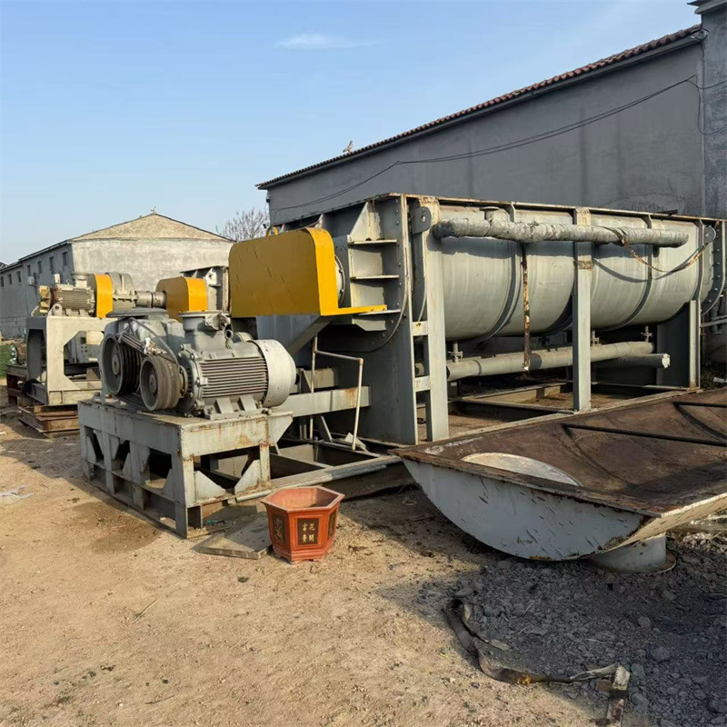 二手空心桨叶干燥机空心桨叶干燥机污泥干化机设备电镀污泥烘干机