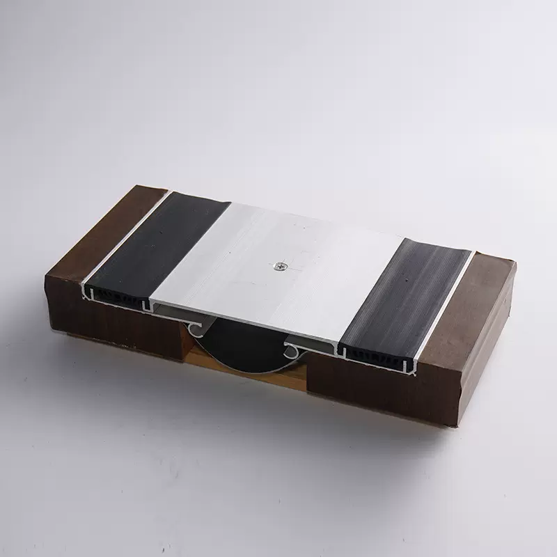 定制地面双列嵌变形缝铝合金伸缩缝墙面沉降缝防水装置防水抗压