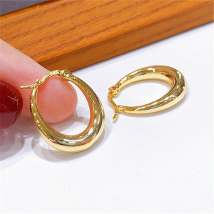 Casual Round Copper Plating Open Ring 1 Piece