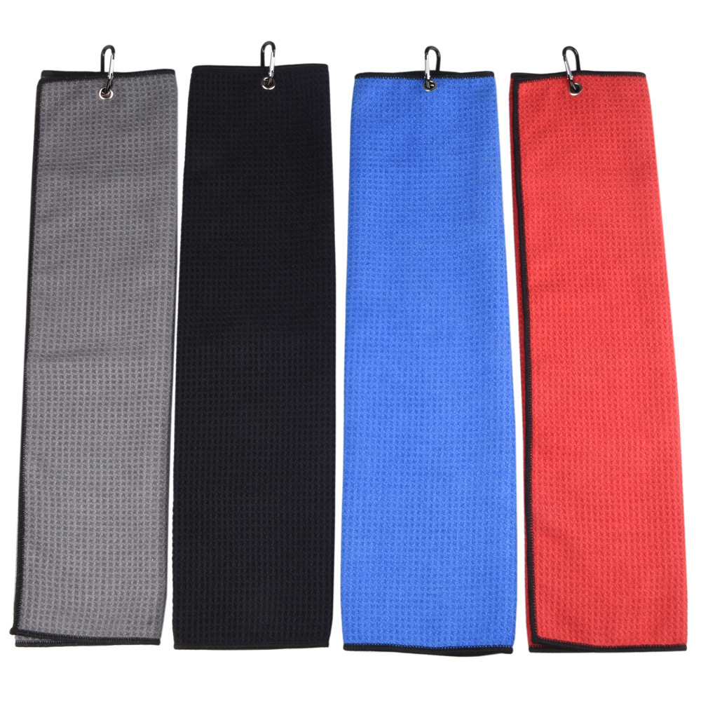 Toalla de golf microfibra waffle sudor-absorbente toalla piña Plaid Golf Rod toalla 40*60cm