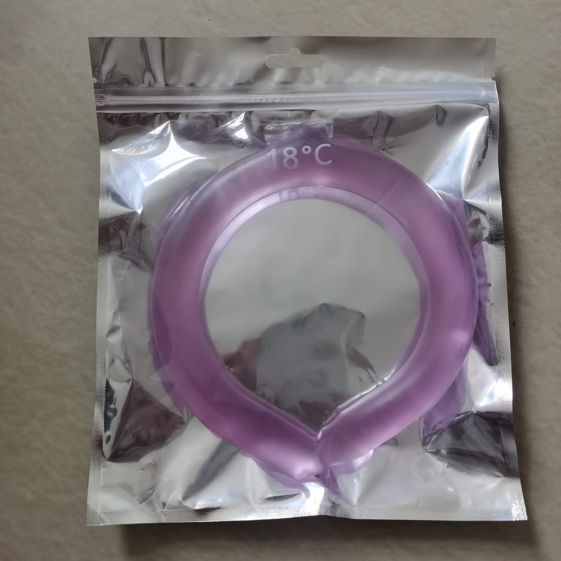 The second -generation bag is purple