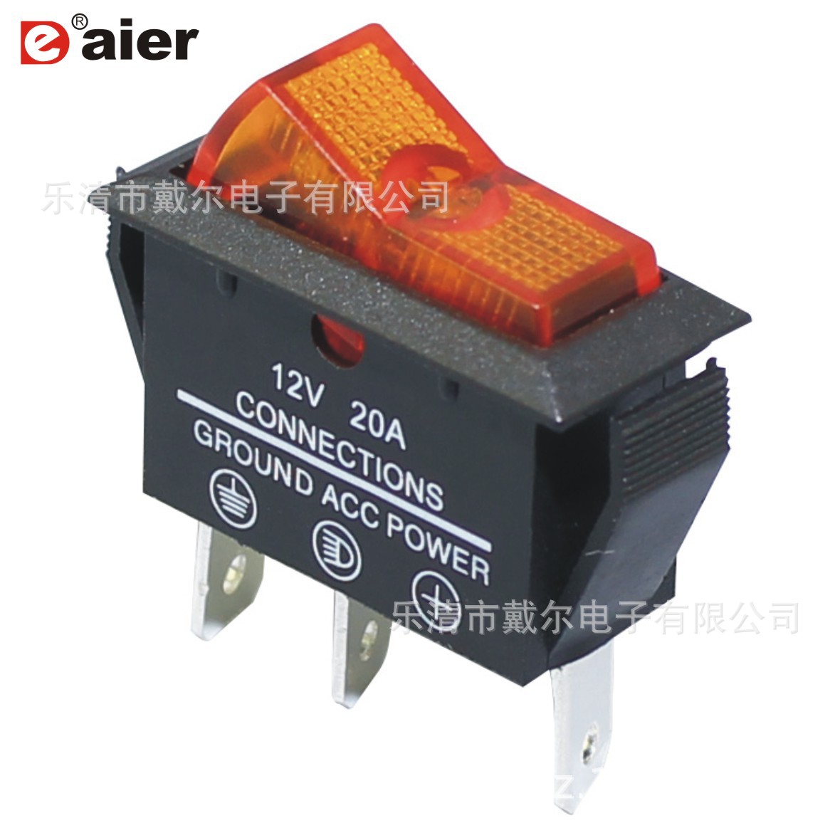 ASW-09D 汽车船型开关,汽车改装开关 汽车翘板开关 斜脚船型开关