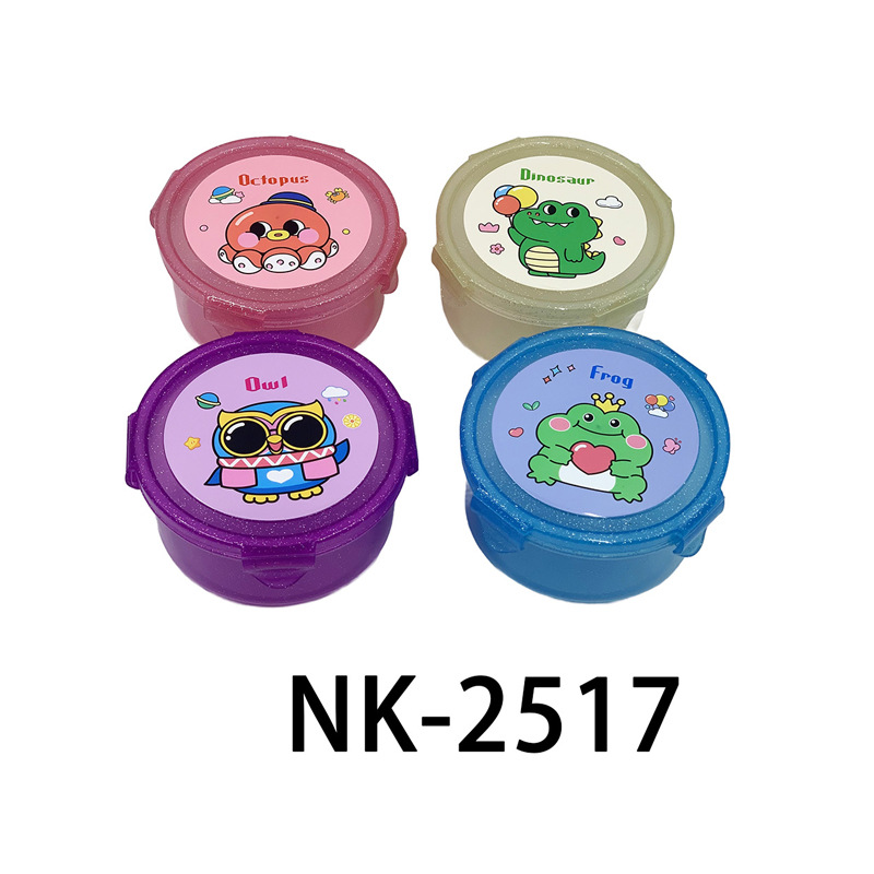 Comercio exterior transfronterizo retráctil flash colorido película de dibujos animados caja de preservación de frescura rectangular cuadrada redonda sellada caja de almacenamiento de bocadillos