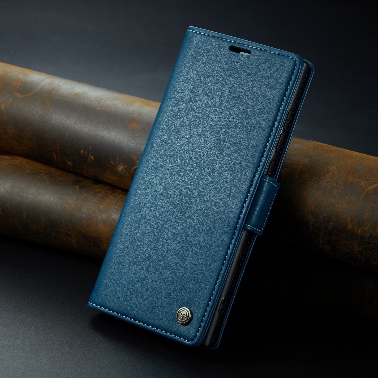 Capa de couro flip com rfid para samsung galaxy s23 ultra a54 a14_voghion.com