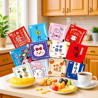 一次性手套独包小包食品级专用加厚独立小包外卖餐饮定制印刷logo