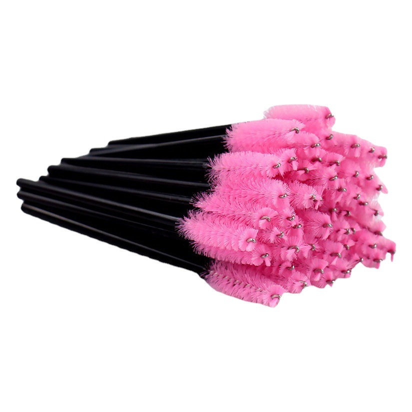 Grafting False Eyelashes Brush Disposable Eyebrow Comb Spiral Eyelashes Small Brush Grafting Eyelash Combing Tool Cross-Border