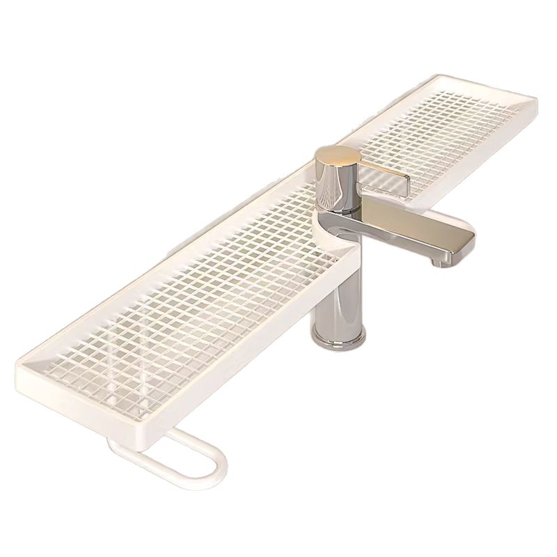 Luxurious and Minimalist Washbasin Storage Rack, No-Drill Organizer for Toiletries and Skincare Products