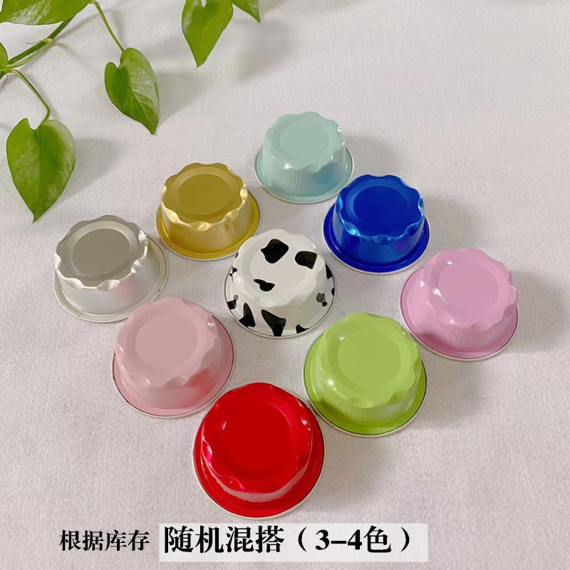 露店茶碗専用包装箱50ml商用錫紙布丁杯包装箱金型使い捨てアルミ箔鉢餅|undefined