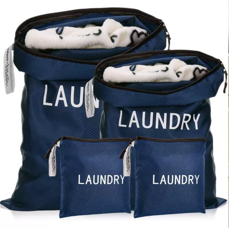 亚马逊热销旅行收纳袋衣物高级感收纳衣服袋洗衣袋防水防潮批发