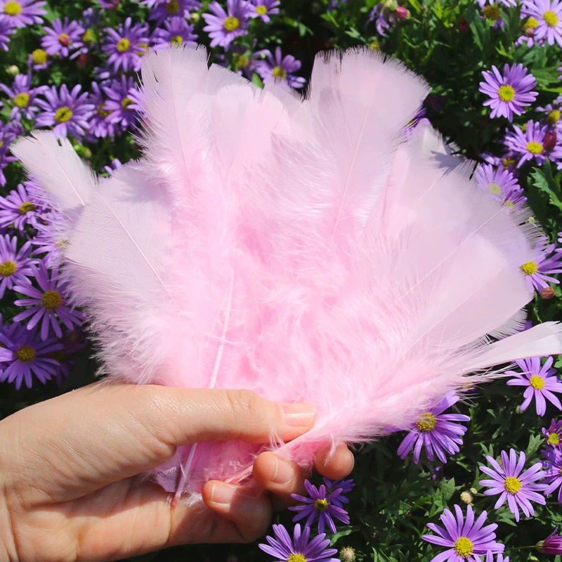 Заводская прямая продажа diy handmade перо плоский индюшинное перо крупная головка декоративная перо маска тканевые материалы