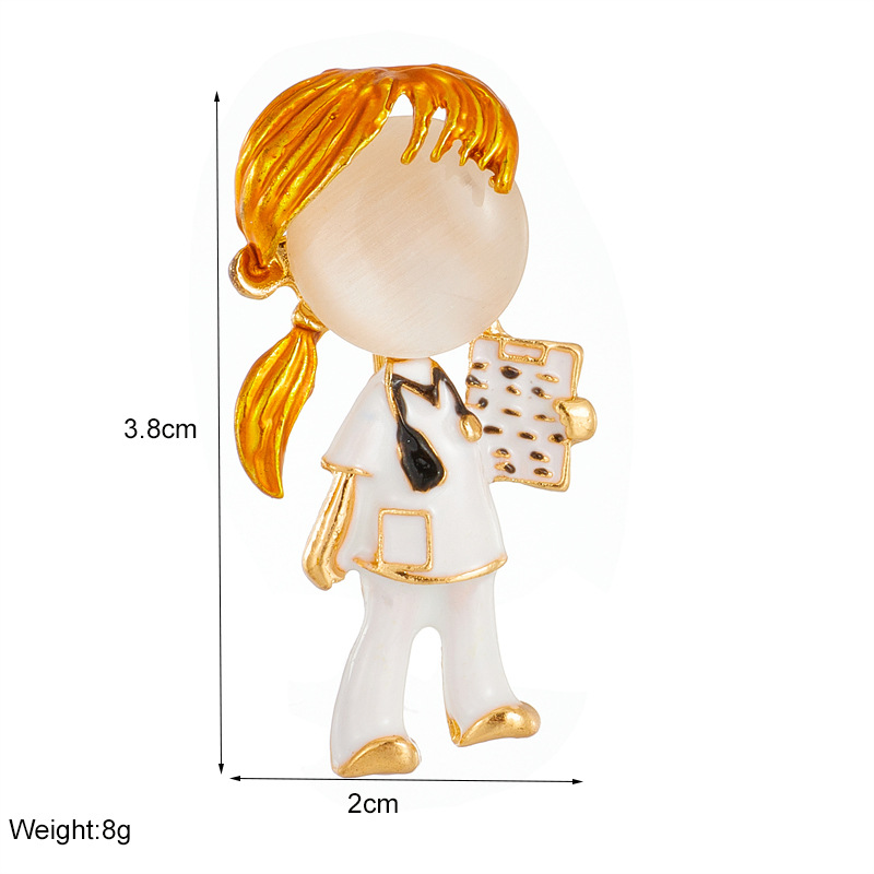 19g Weight Brooches Classification Casual Occasion Acrylic Material Human, Cartoon Character Pattern All Seasons Season Women's Gender Retro, Classic Style Style Retro Classic Style Pin Human Cartoon Character Acrylic Women's Brooches 2