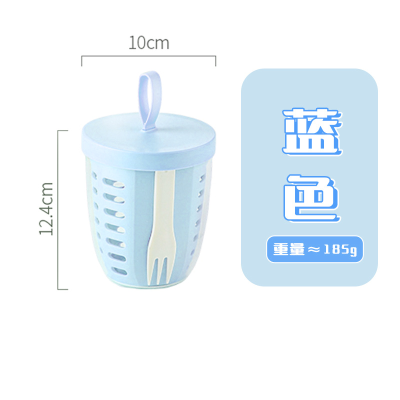 Taza de frutas de mano - Azul