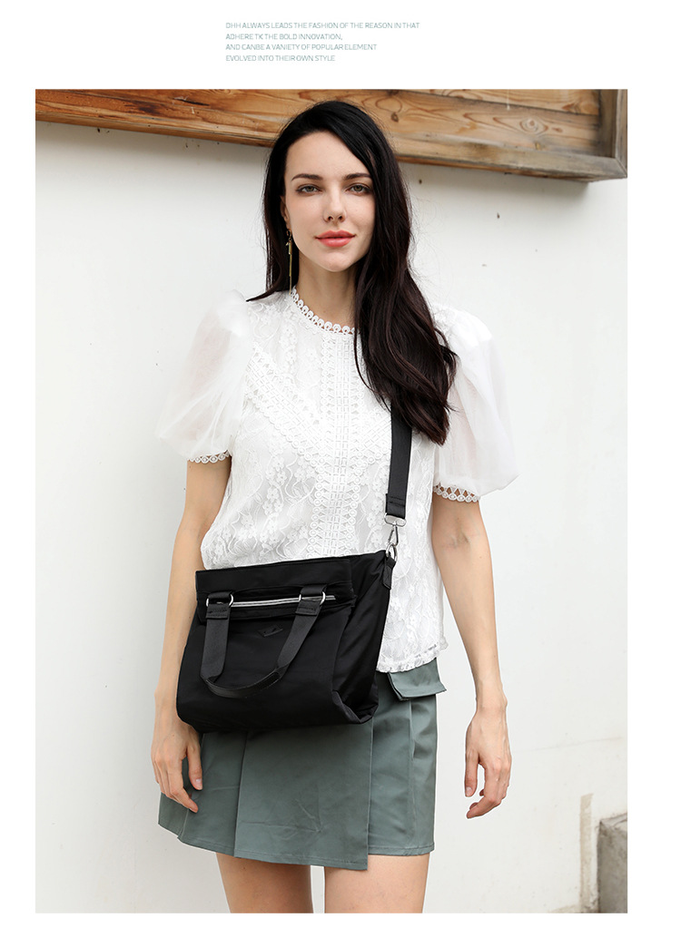 Colorful Fox's new fashionable and versatile casual shoulder bag for women, a large-capacity multi-layer simple crossbody bag undefined