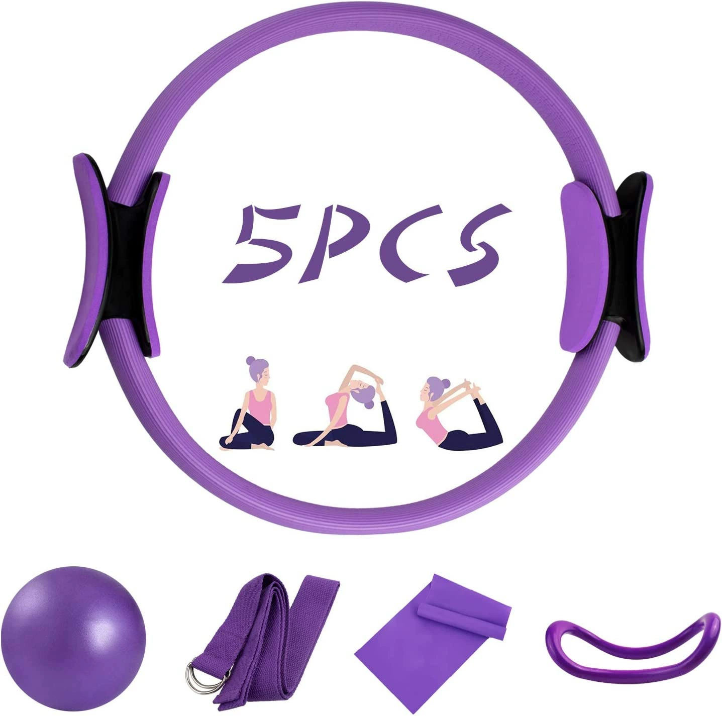 Вспомогательный набор для йоги, 25 см