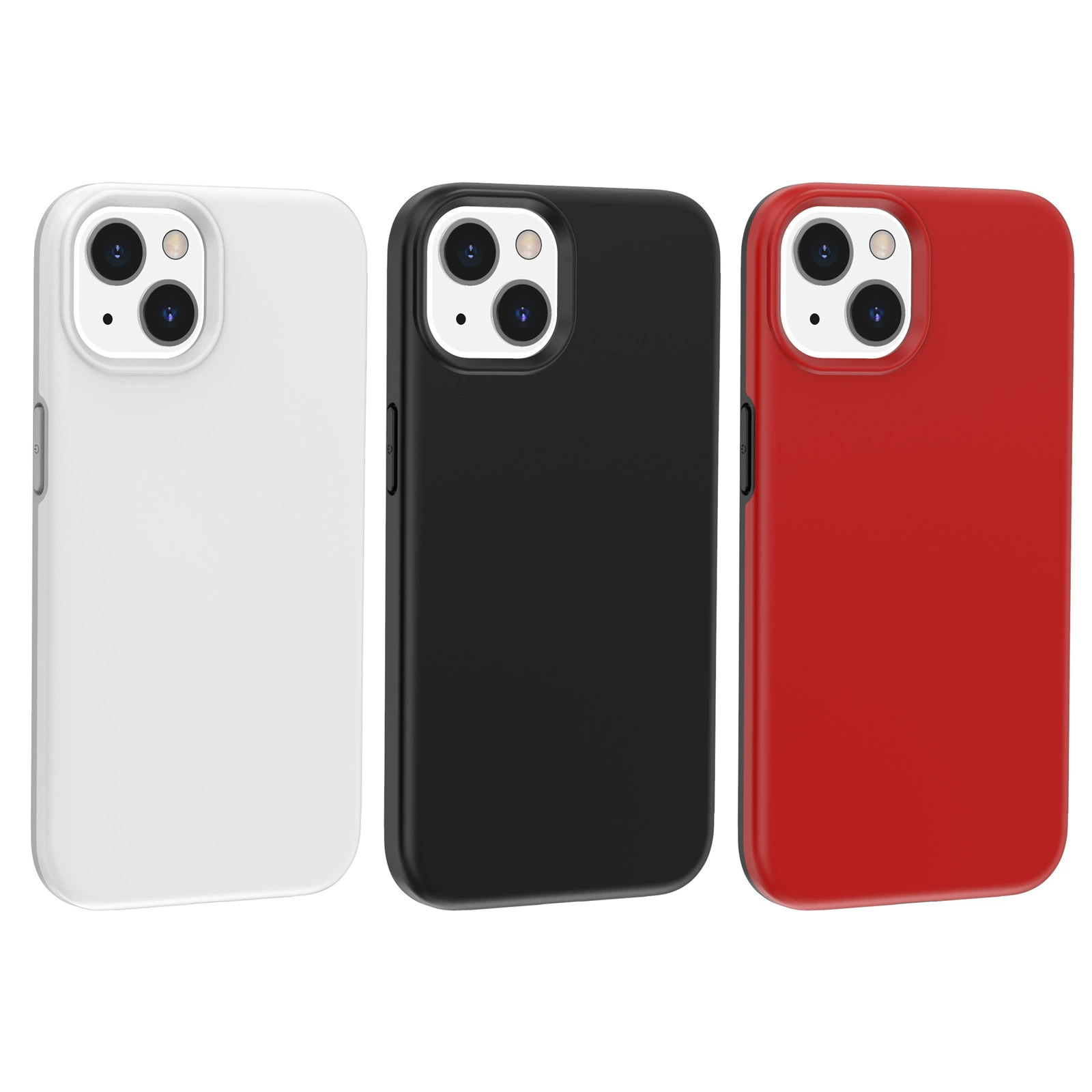 Чехол для телефона Apple iPhone 13 — матовый 2-в-1 тонкий ударопрочный защитный чехол