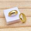 Brass jewelry, copper ring suitable for men and women, long-lasting polishing cloth