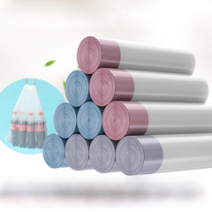 抽繩垃圾袋加厚款45*50CM家用手提式實惠裝點斷式大號垃圾袋批發