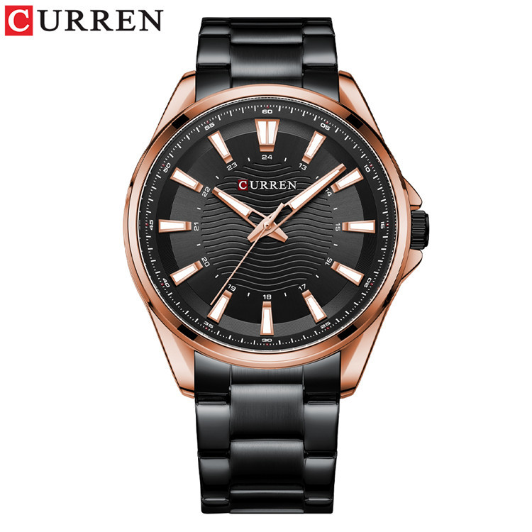 CURREN 8424 reloj de hombre correa de acero negocio Comercio exterior simple reloj de moda en stock image 8