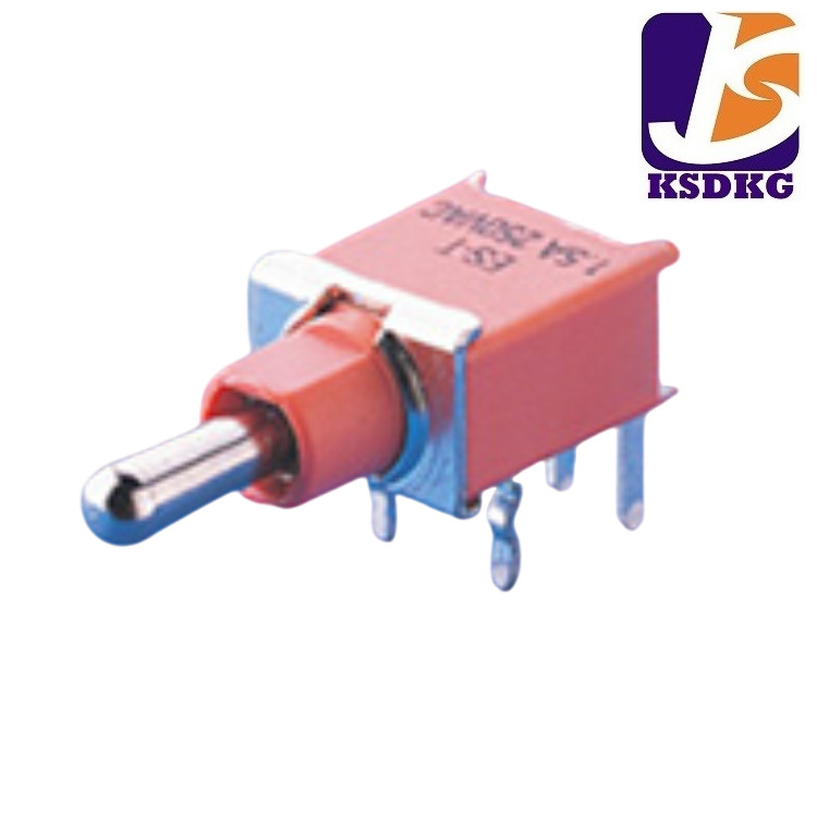 供应 卧式四脚摇头开关 IP67防水钮子开关 自锁摇摆开关