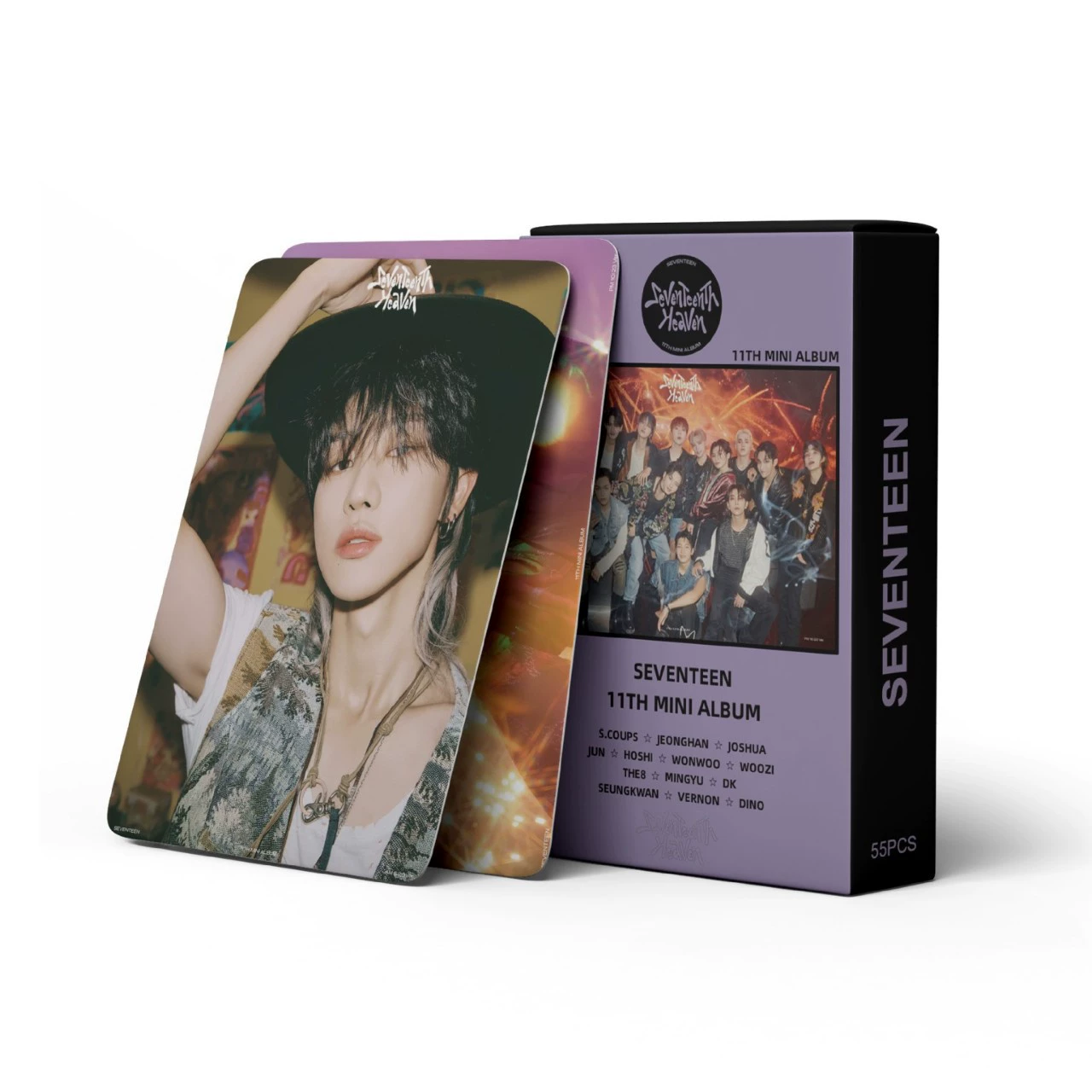 55 SEVENTEEN карта Небеса Ломо Карта the8 jun Hoshi домашнего изготовления окружающая маленькая карта