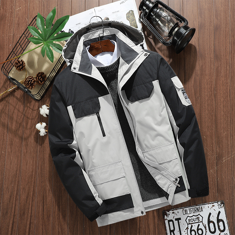 2024 Spring and Autumn New Men's Outdoor Mountaineering Clothing Windproof Waterproof Couples Thin Coat with logo