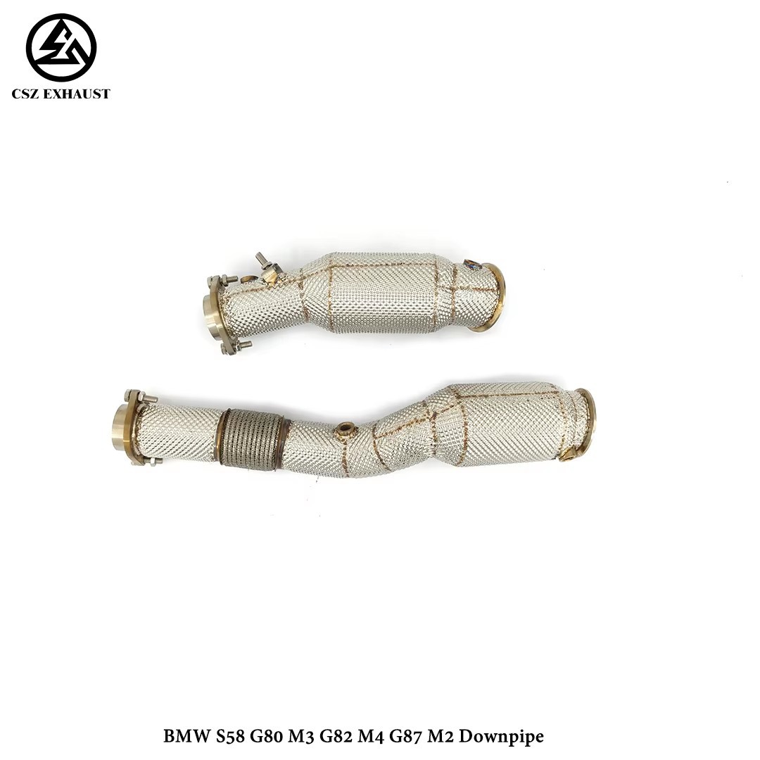 Suitable for BMW S58 M3 G80/M4 G82/M2 G87 3.0T catalytic converter downpipe exhaust